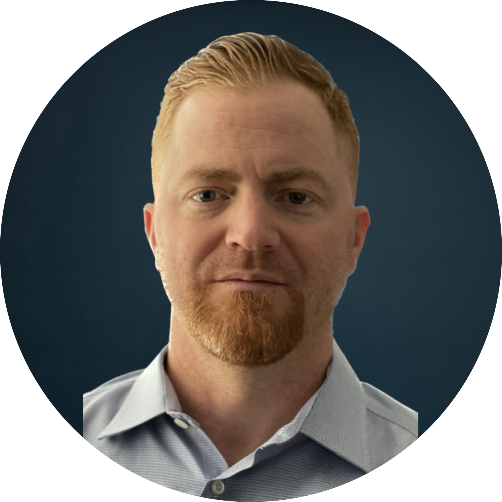 Jason Shupp headshot - blue background Jason Shupp headshot - blue background